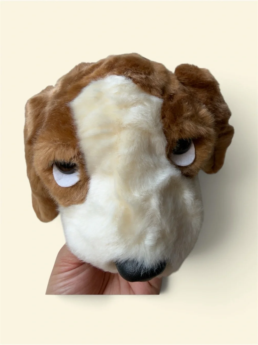 Ty Beanie Babies Brown & White Plush Puppy